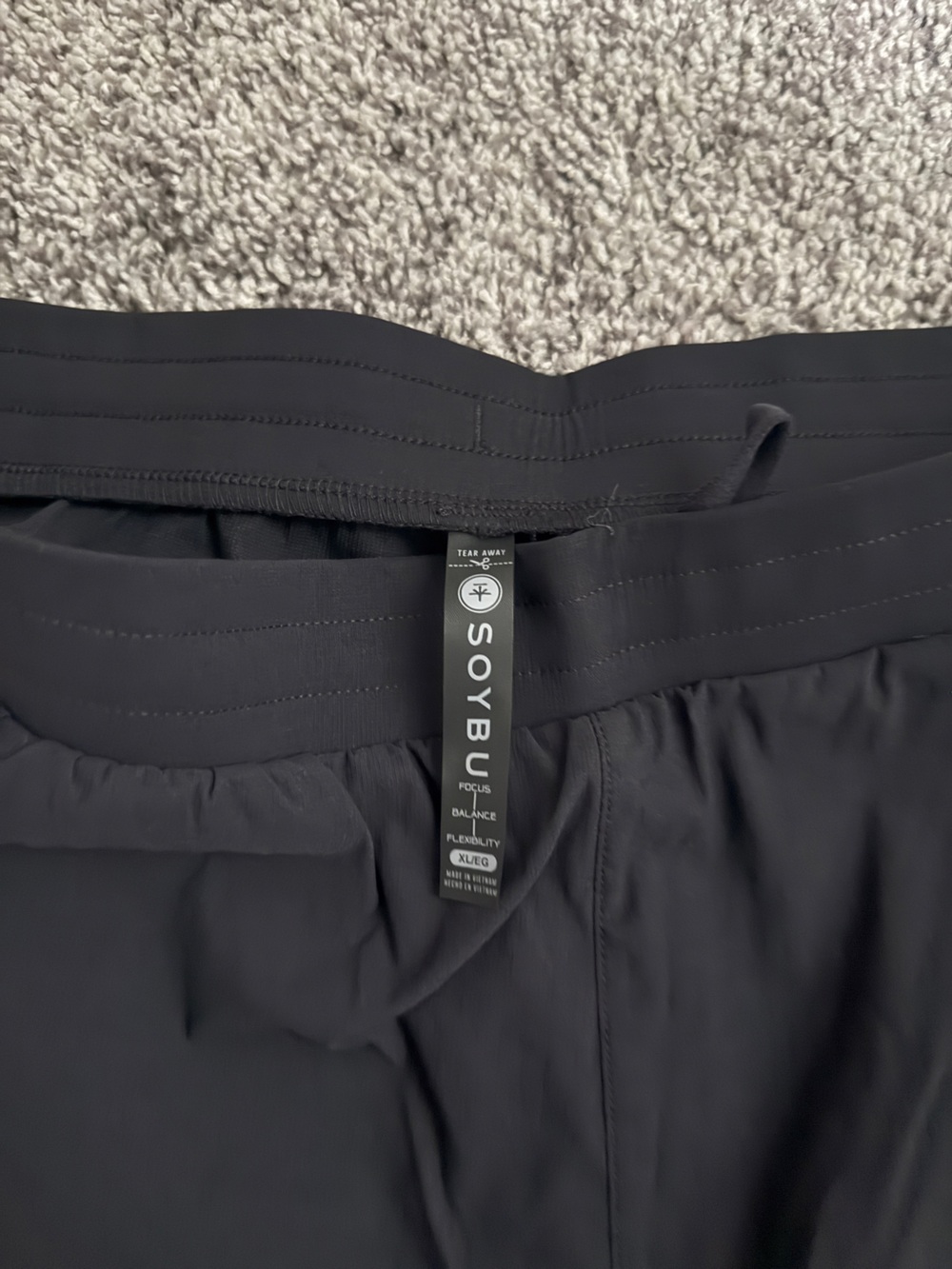 Soybu Men's Black Jogger Sweatpants - Picture 6 of 6